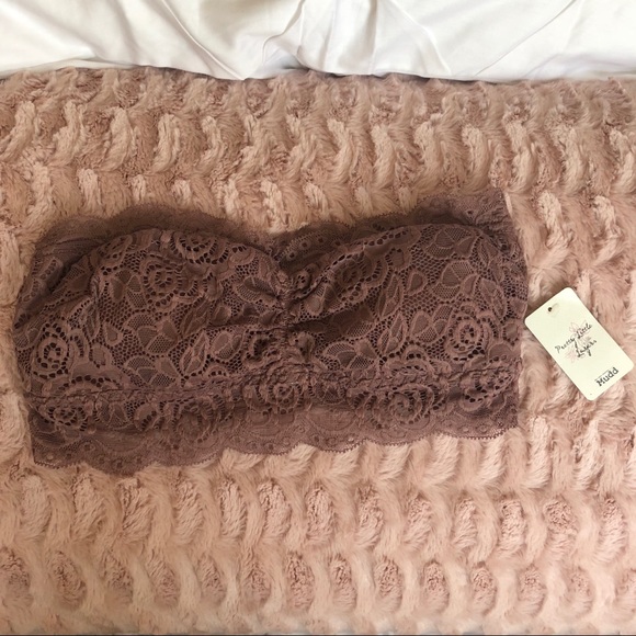 Mudd Other - *NWT* Mudd Lace Bandeau Bralette w/ Rmvbl. Padding